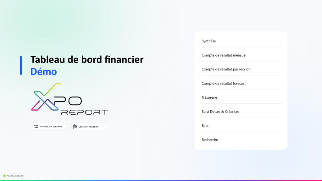 Tableau de bord Power BI réalisé par Xponentiel